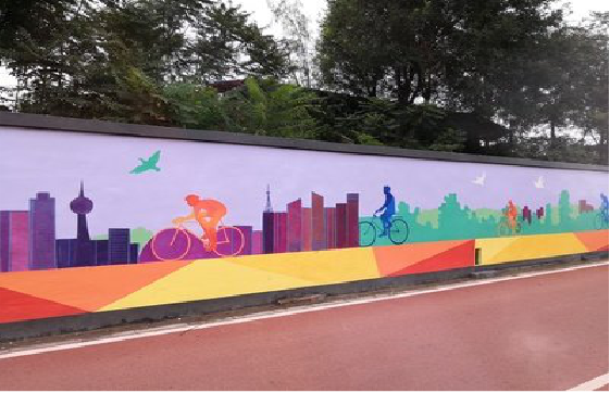 凌云墙体彩绘-围墙